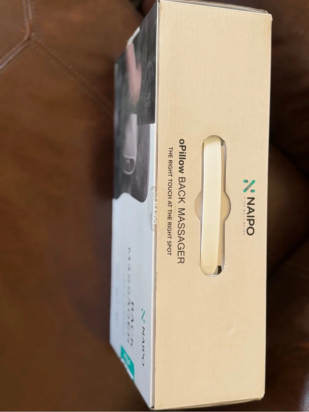 NAIPO oPillow Back/Multi-Use Massager With Heat, Model-C1, New Sealed Box!